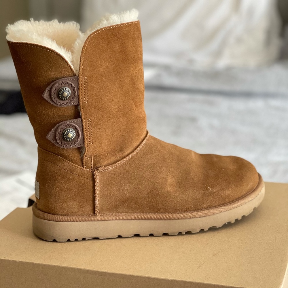 Ugg Chestnut Suede Boots